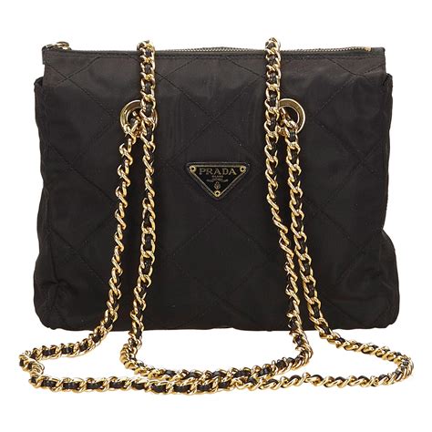 prada vintage chain bag|prada chain bag price.